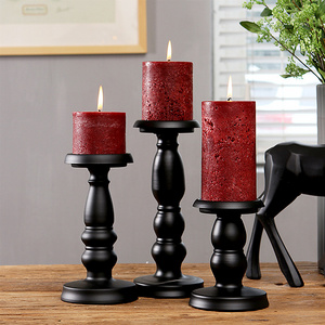 European-style Iron Candle Holder Creative Dinner Props Decor Candle Holder