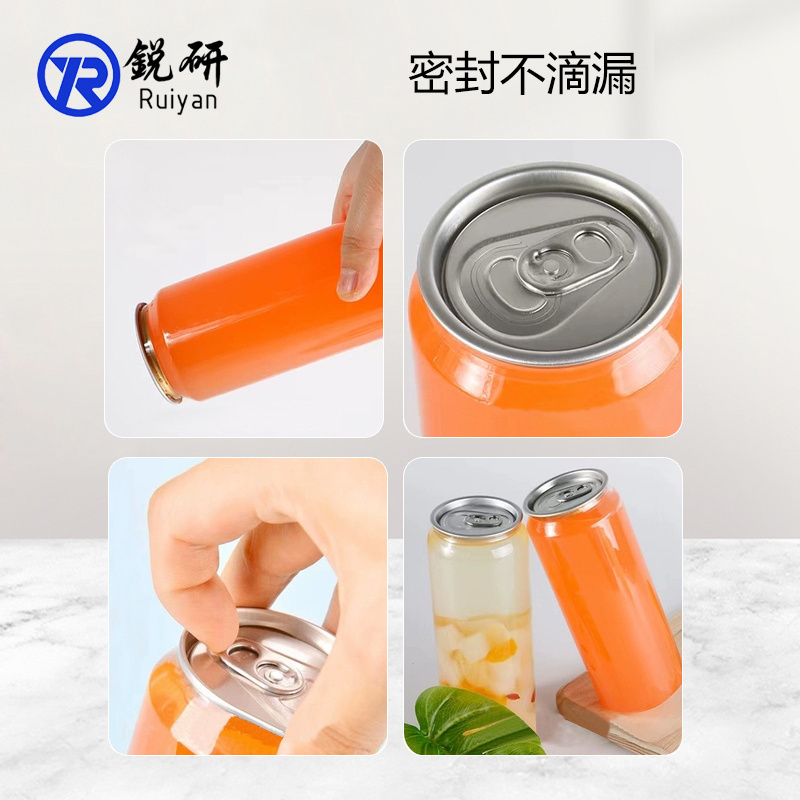 Plastic Soft Carbonated Drink Bottles Transparent Easy Open End Packaging PET Cans For Soda Juice Beverage