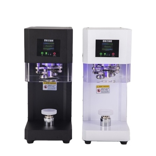 2023 Chinese factory Hot sell non-rotary sealing machine with aluminium lid accept customized for boba milk tea shop