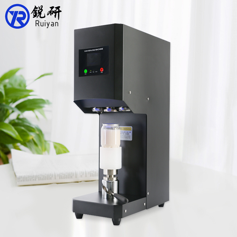 Semi Automatic Can Sealing Machine Semi Auto PET Bottle Can Sealer Sealing Machine Pop Can Sealing Machine For Tin Jar Bottle