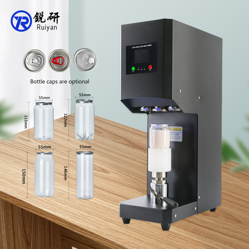 beer alcohole beverage canning plastic cup sealing machine automatic  induction sealer aluminum foil sealing machine vevor