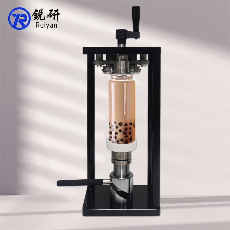 Manual Rotary Can Sealer Seamer PET Plastic Aluminum Closing Machine Tin Soft Drinks Coffee Beer Bubble Tea Can Sealing Machine