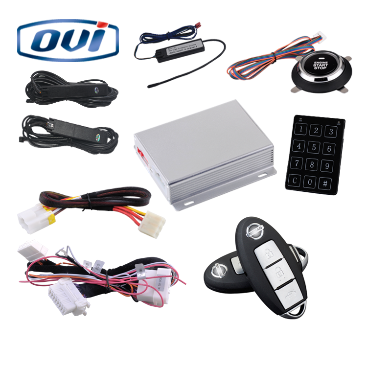 Intelligent Remote Control Key Code Lock Vibration Recording Anti Hijacking Car Alarm