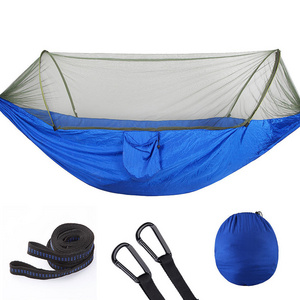 2024 Portable Outdoor Camping Hammock 1-2 Person Go Swing With Mosquito Net Hanging Bed Tourist Sleeping hammock