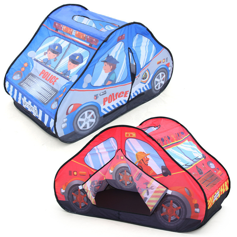 Indoor Folding Children Play Car Ten Pop Up Kid Playhouse Outdoor Boy Toy Tent