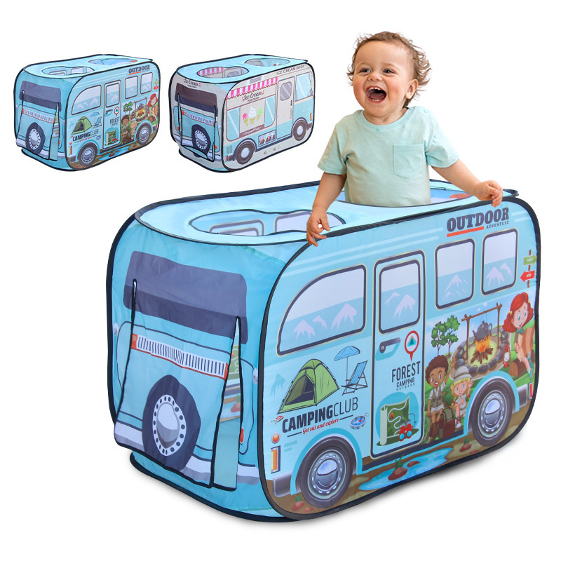 Indoor Ice-cream Car Kid Ten House Children Home Game Play Toys Tent  for Boy&Girls