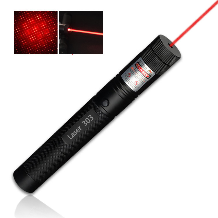 Factory Multi-functional Aluminum Body Rechargeable Led Laser Pointer Red Infrared Flashlight 303 Laser Pointer