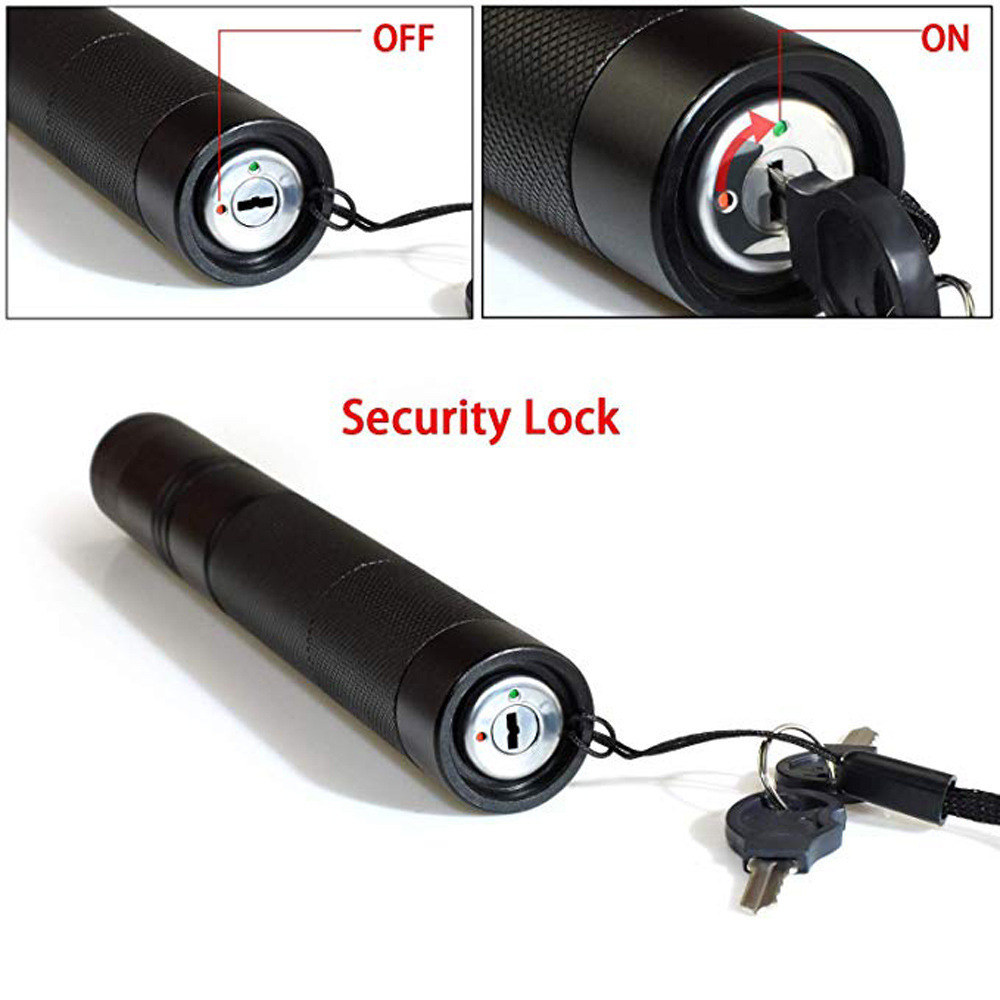 Factory Multi-functional Aluminum Body Rechargeable Led Laser Pointer Red Infrared Flashlight 303 Laser Pointer