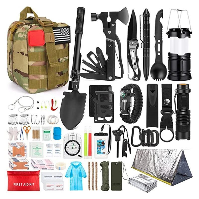 Wholesale Custom Survival Outdoor Kits Tactical EDC Emergency Gear Camping Tools