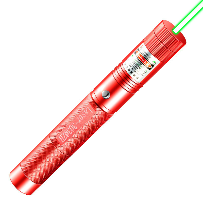 4 Color Laser Pointers Rechargeable 303 Star Laser with 18650 battery and Safety Lock Red Blue Gold Purple Laser Pointer