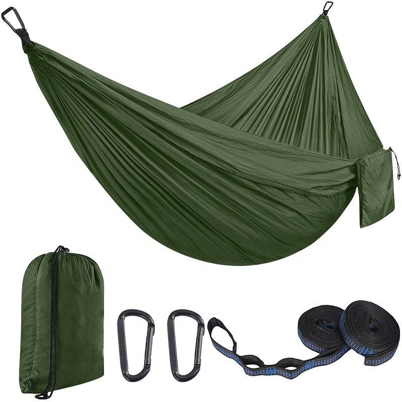 Heavy Duty 2 Person 4 Seasons Camping Bed Quick Dry Light Weight Hiking Aerial Camping Hammock