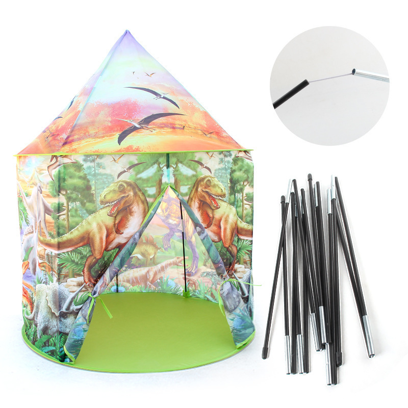 New Dinosaur Yurt Tents Children Indoor Folding Play Tent Dinosaur Baby Game Toy Tent