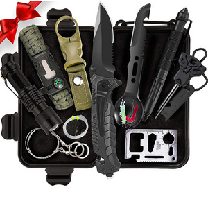 Best Selling Lightweight 16 In 1 Survival Kit Multipurpose Camping Fishing Hiking Cool Survival Kit for Men Gift