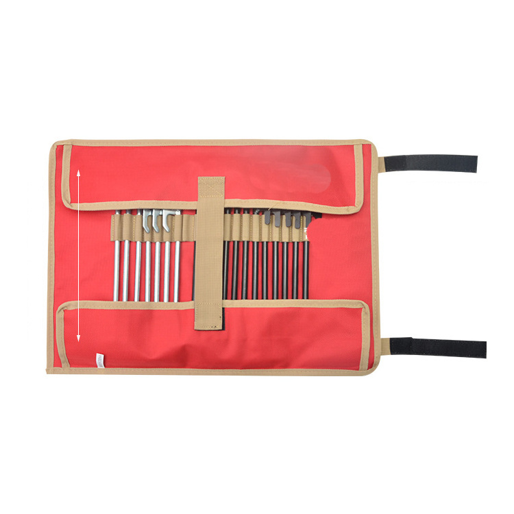 Outdoor Camping Nail Storage Bag Tent Canopy Camp Nail Hammer Tool Kit Simple Portable Storage Bag Large Size