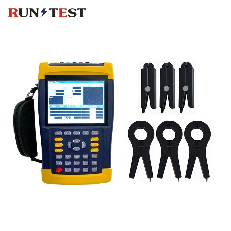 China Made Electrical Energy Quality Monitor Clamp Meter Handheld Multi-Function 3 Phase Power Quality Analyzer