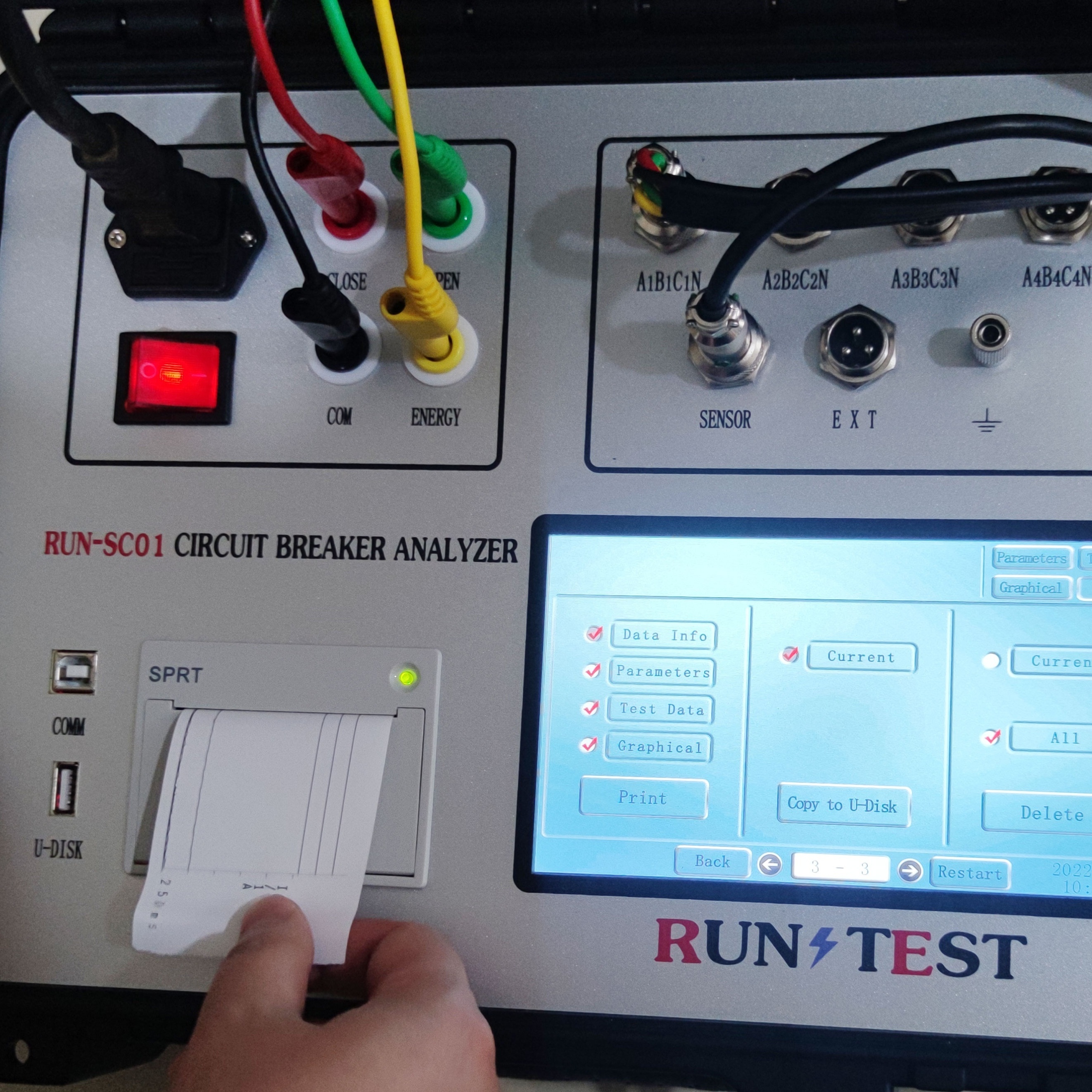 High Accuracy Dynamic Characteristics Vacuum Switch Timing Tester CB test circuit breaker tester