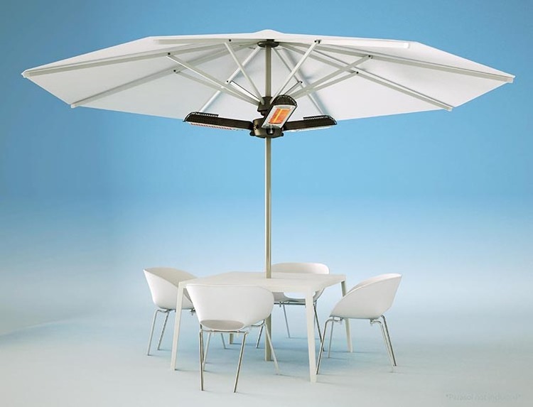 Free Standing Electric Outdoor Patio Parasol Heater water proof function