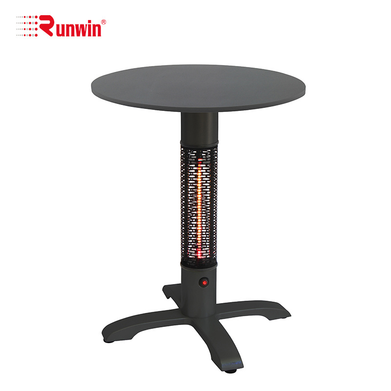 Infrared electric heater table patio vertical central with table