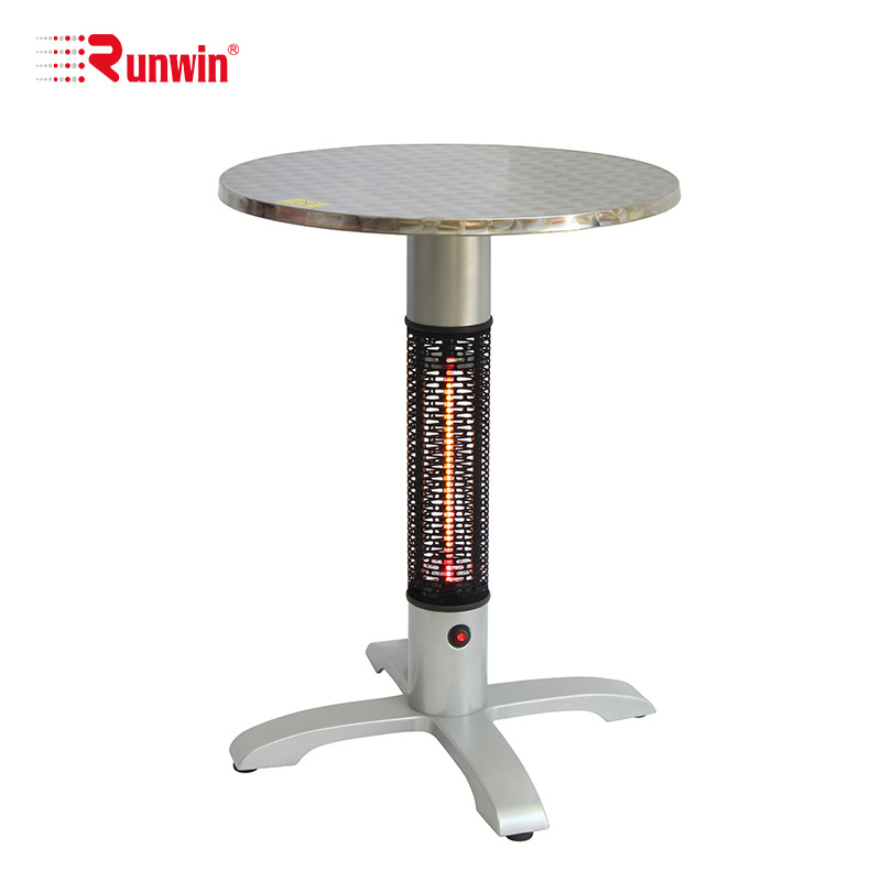 Infrared electric heater table patio vertical central with table