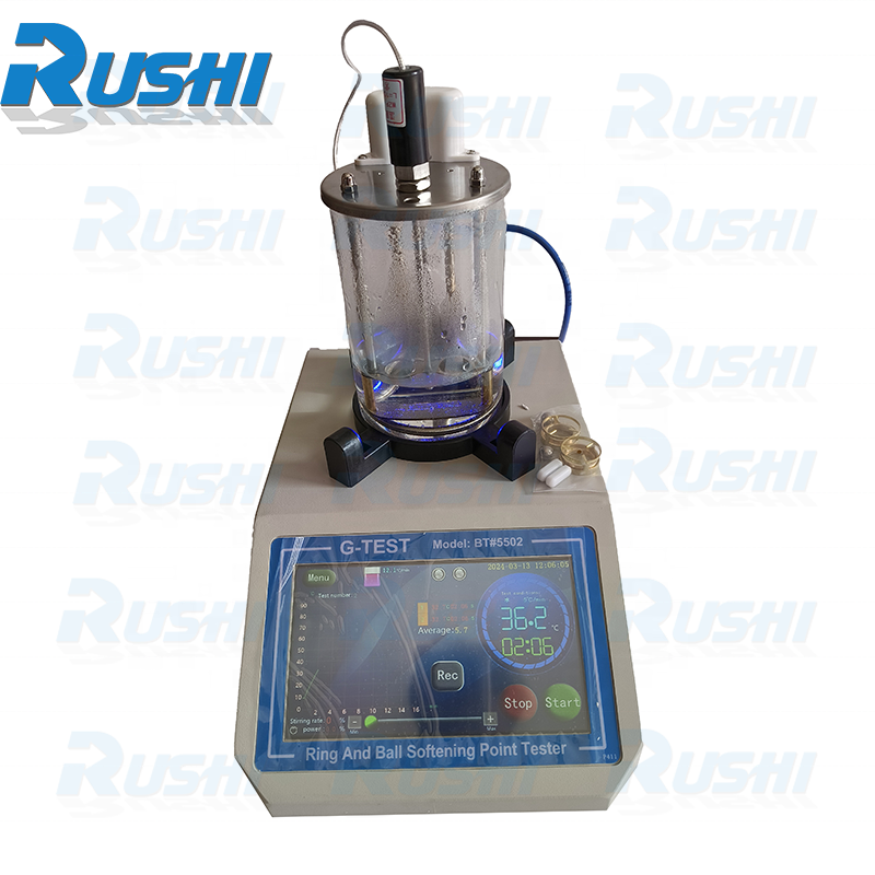 Astm d36 Highway Instruments Automatic Softening Point Analyzer for Petroleum Asphalt Ring