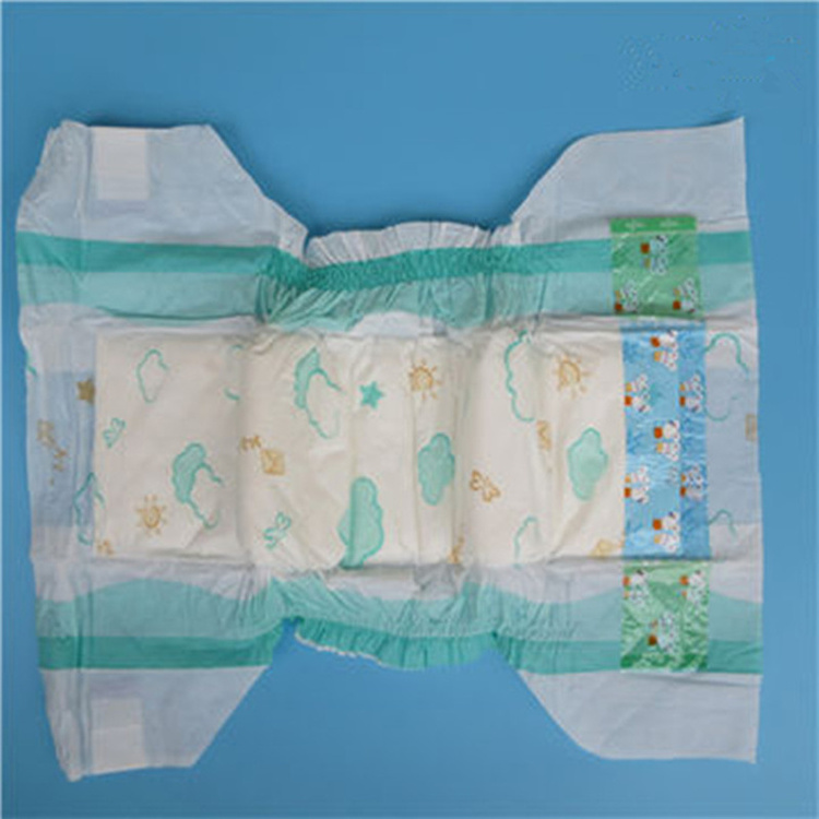 China baby products manufacturing plant wholesale breathable soft cloth disposable baby diaper