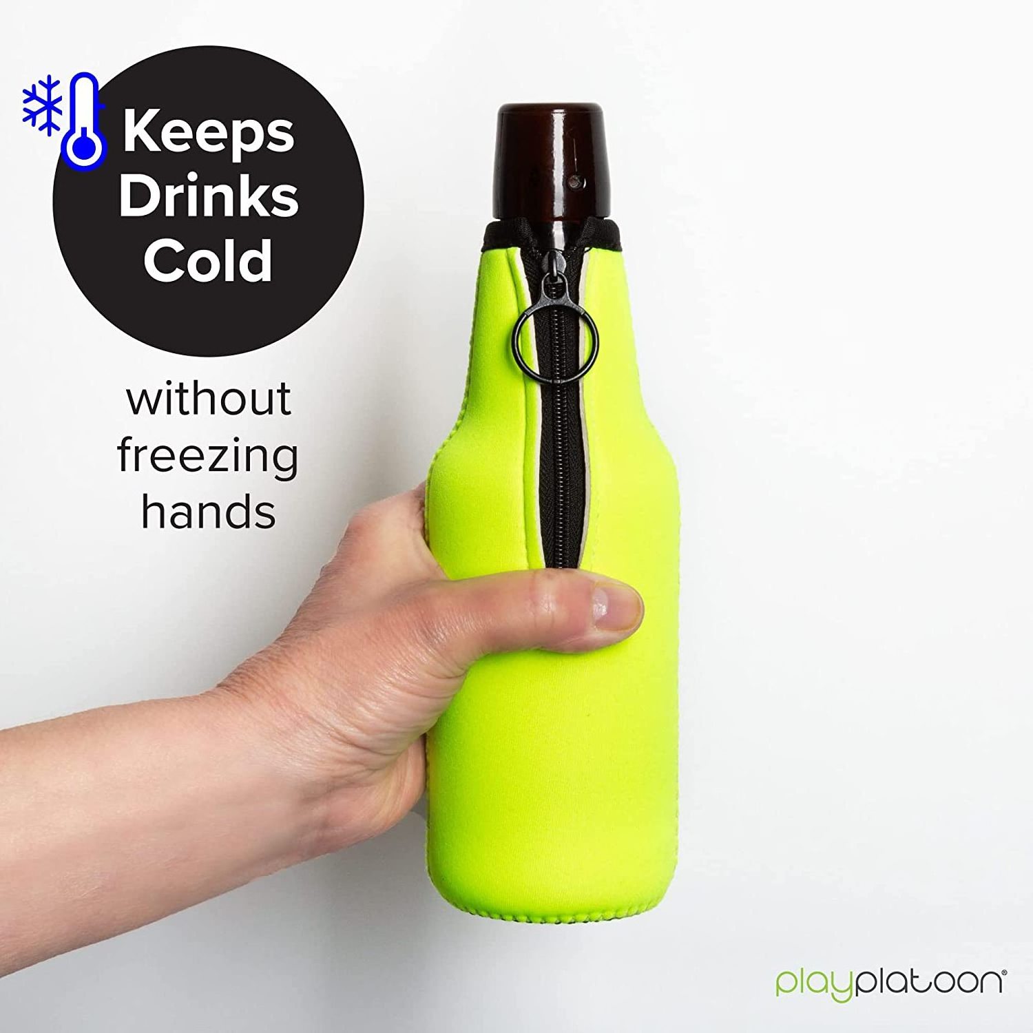 Wholesale Custom Logo Drink Bottle Cooler Diy Beer Cans Cooler Sleeves For Party Lunch Bag Collapsible Neoprene Sleeve