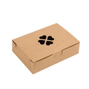 Wholesale Disposable Kraft Paper Take Away Box for Food Custom Logo Folders Accept CN;ZHE PB001 OEM Kraft; White; Custom