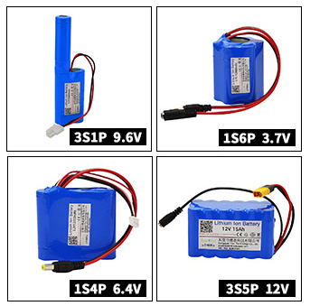 LiFePO4 22650 3.2V 6.4V 9.6V 2.1Ah 5Ah 10Ah 20Ah Rechargeable battery Pack for EV Vacuum machine Power tool LED flash light