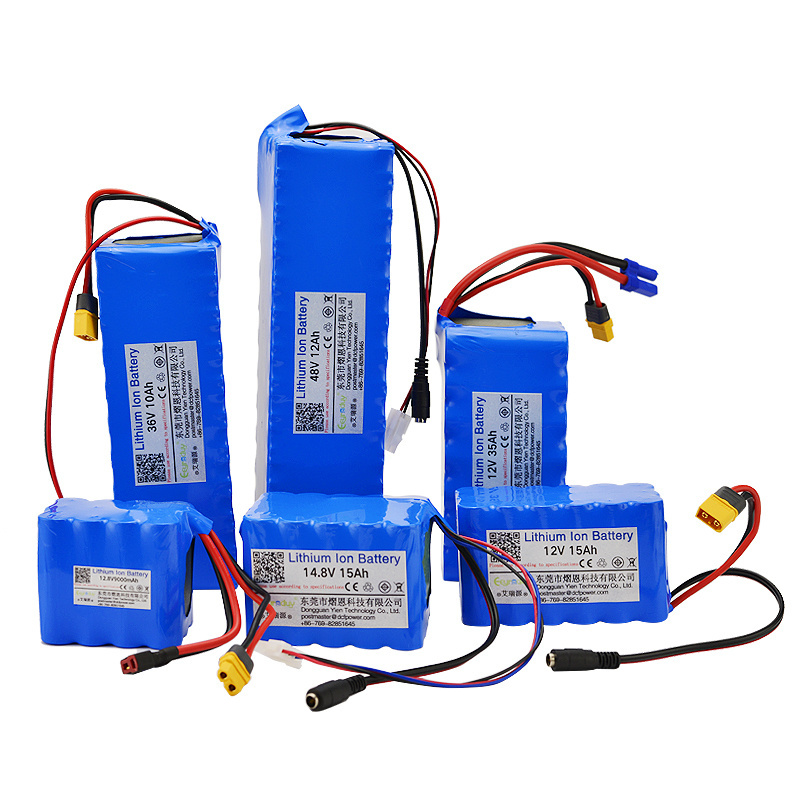 Custom 3.2V 6.4V 9.6V 12.8V 18650 26650 32650 32700 rechargeable LiFePO4 Lithium ion battery pack 10Ah 20Ah 30Ah