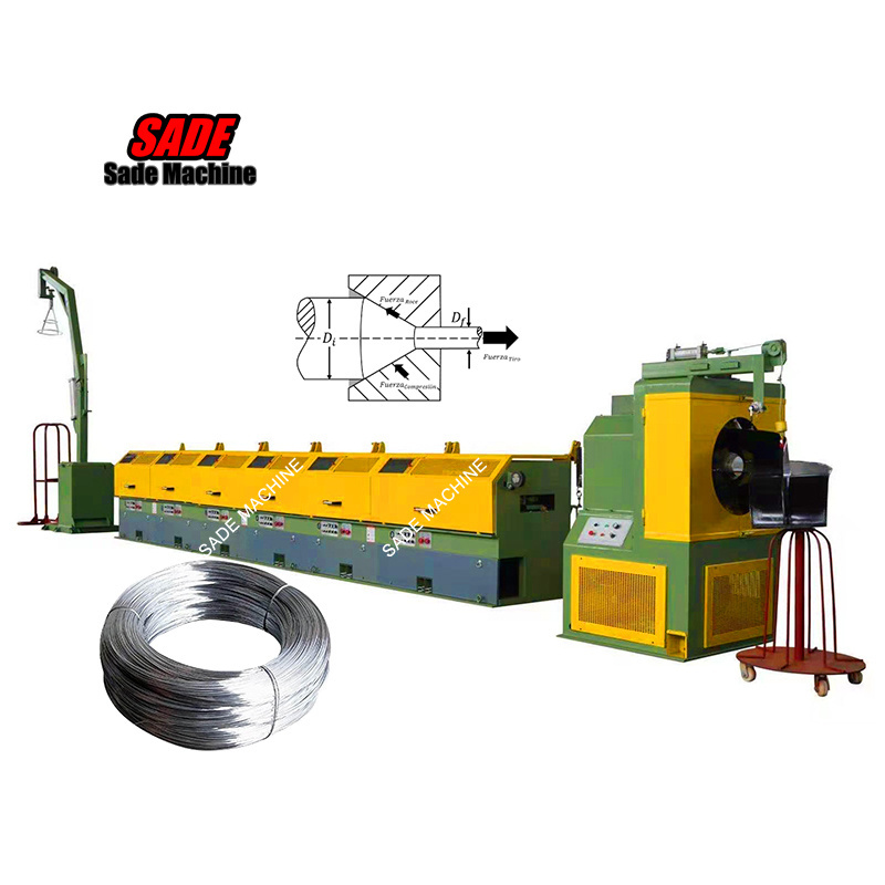 PLC control high capacity mill carbon steel wire drawing machine