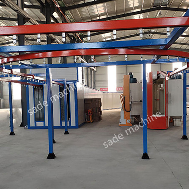 Automatic Powder Coating Line for Metal Fence Powder Coating with Degreasing Washing Pretreatment