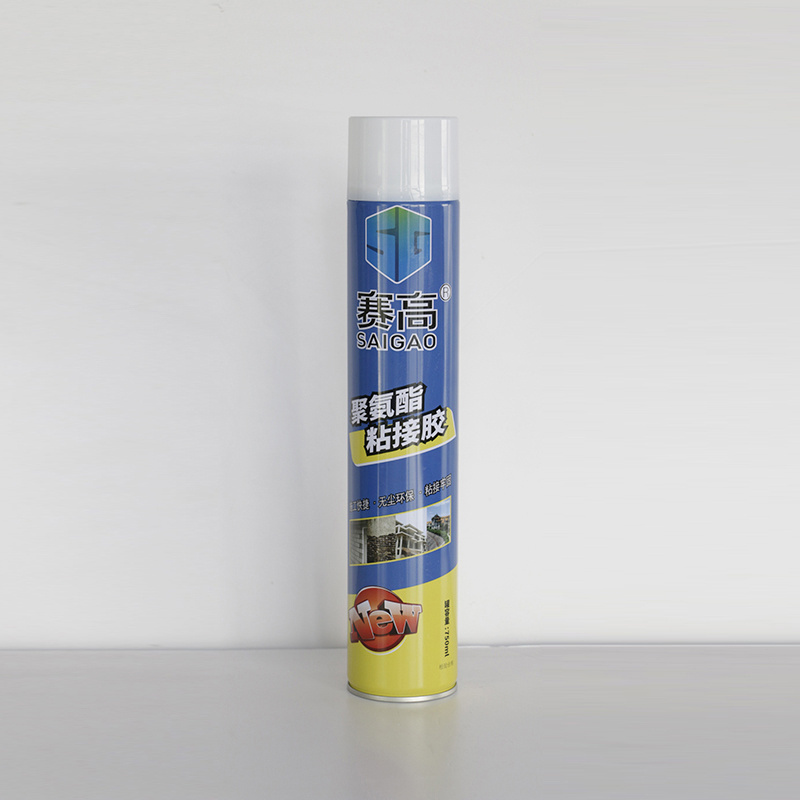 SAIGAO High performance adhesive cheap mounting polyurethaneQuickly Drying Antifungus Optical Adhesives PU Spray Foam Sealant