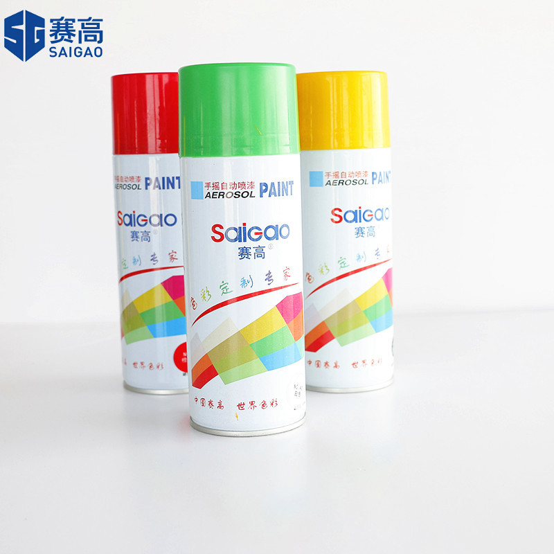 SAIGAO 450ML Fluorescent Paint Acrylic Spray Paint for wheel and car