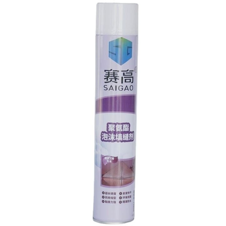 750ml One-Component Polyurethane Foam Sealant Water Cured PU Foam for Concrete and Wood