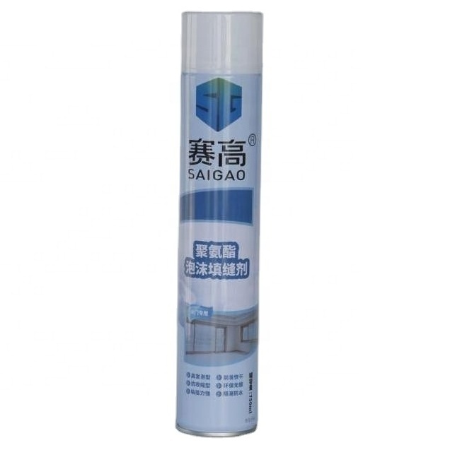 750ml One-Component Polyurethane Foam Sealant Water Cured PU Foam for Concrete and Wood