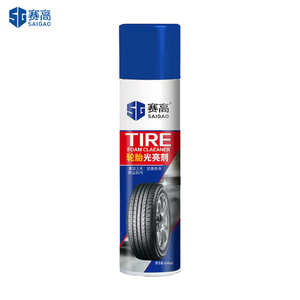 FACTORY SUPPLY High gloss car care foam water based tire shine and wheel cleaner tire polish