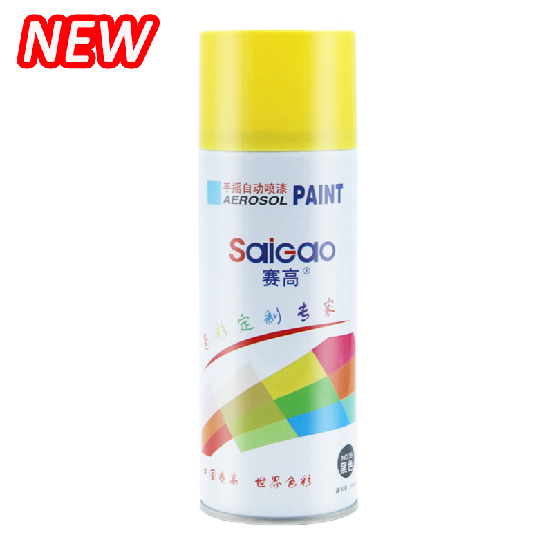 Quality gold spray paint drying fast 450 ML sample available acrylic aerosol spray glow in the dark spray paint