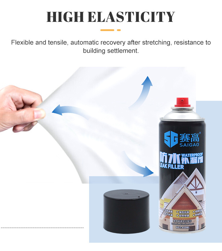 WHOLESALE manufacture price waterproofing leak sealer spray repair for roof