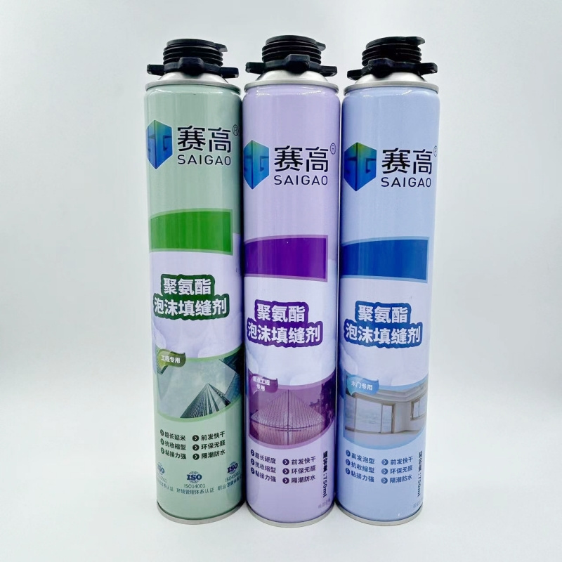 Manufacturer 750ml Pu Foam Large Mounting Expansion Polyurethane Foam Closed Cell Foam Spray