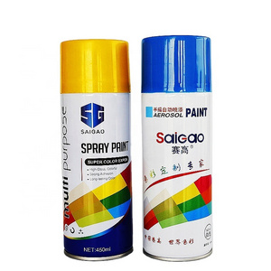 SAIGAO High quality drying fast 450ML Super Chrome Silver Mirror Effect High Gloss Spray Coating Paint