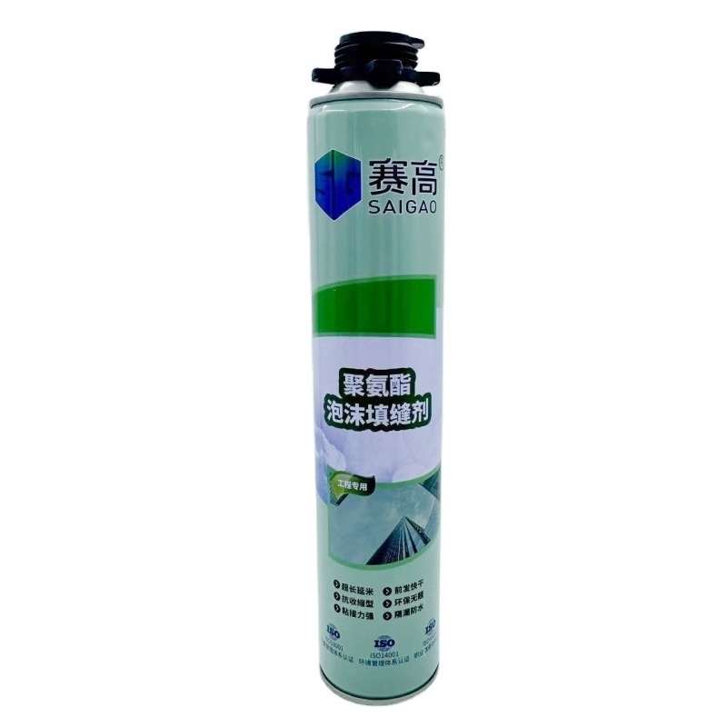 Manufacturer 750ml Pu Foam Large Mounting Expansion Polyurethane Foam Closed Cell Foam Spray