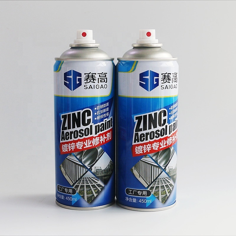 SAIGAO Chrome Effect Metallic Color Heat Resistant Spray Paint For Wheels