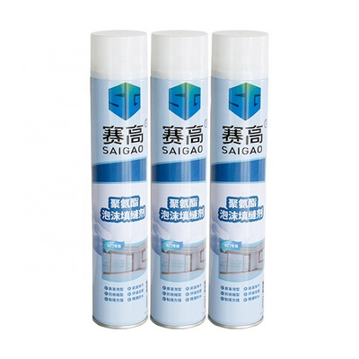 750ml Polyurethane spray foam closed cell chemicals for spray insulation door and window Pu Foam