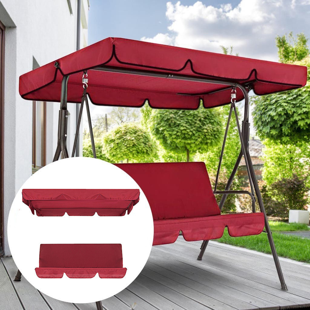 Outdoor Swing Chair Rainproof Courtyard Swing Removable and Washable Sunshade