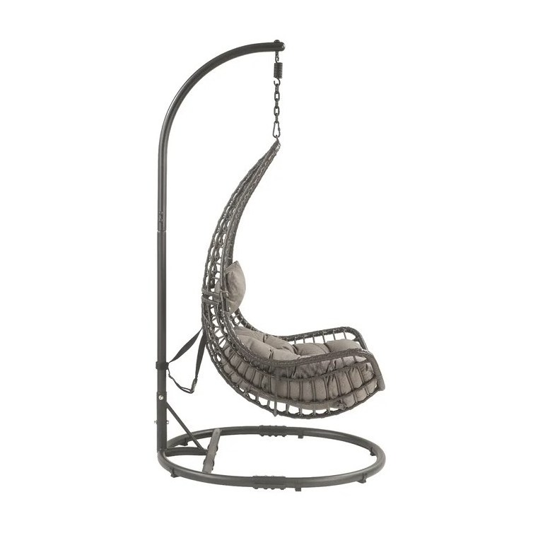 Garden Rattan Swing Chair Indoor Outdoor Hanging Egg Chair Patio Swings