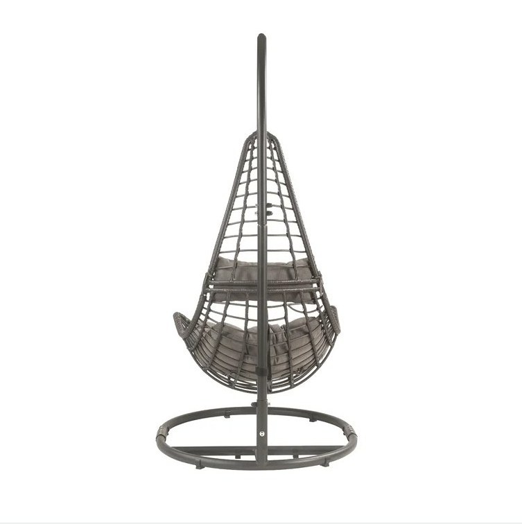 Garden Rattan Swing Chair Indoor Outdoor Hanging Egg Chair Patio Swings