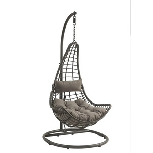 Garden Rattan Swing Chair Indoor Outdoor Hanging Egg Chair Patio Swings