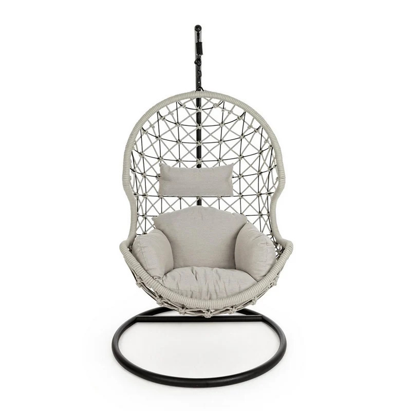 Swing Egg Chair Outdoor Hanging Patio Chair Rattan Swing Egg Chair