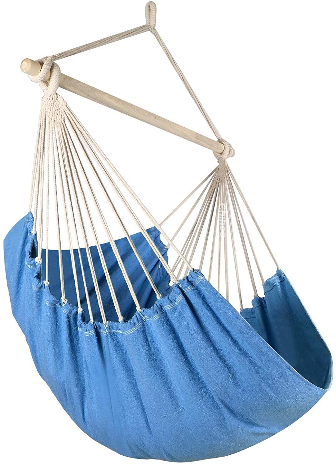 Hanging Cotton Fabric Hammock Chair Swing Hanging Chair For Indoor Or Outdoor