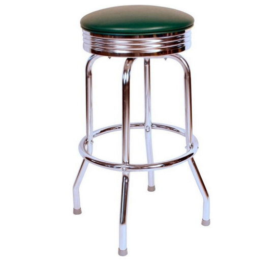 Creative New Design Portable Modern Furniture Metal Swivel Barstool Chair Restaurant Bar Stool